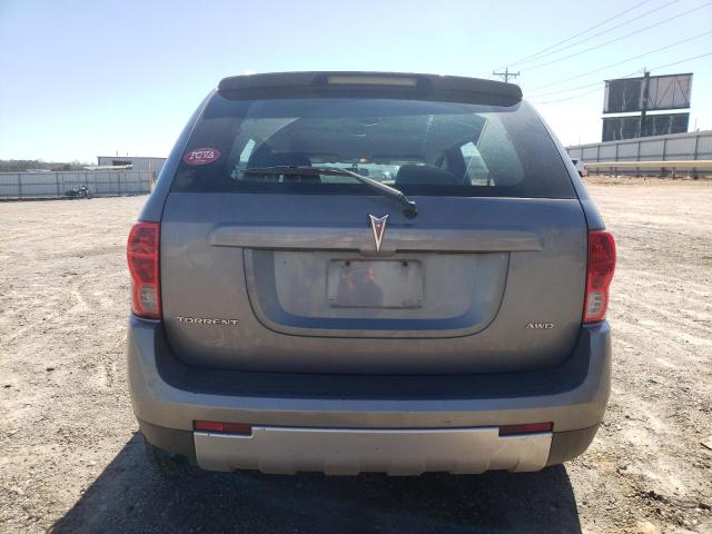 2CKDL73F866122728 - 2006 PONTIAC TORRENT GRAY photo 6