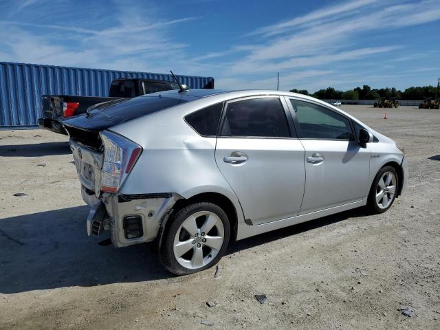 JTDKN3DU2A1172132 - 2010 TOYOTA PRIUS SILVER photo 3