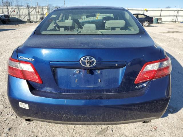 4T1BK46K57U047008 - 2007 TOYOTA CAMRY LE BLUE photo 6