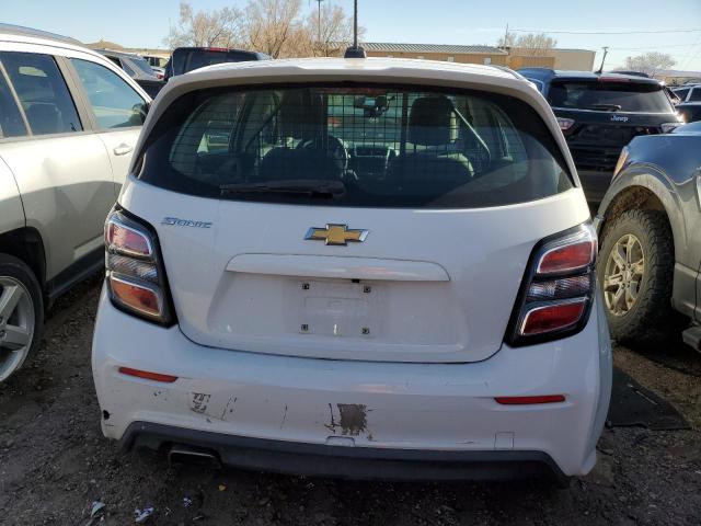 1G1JG6SH2J4132945 - 2018 CHEVROLET SONIC WHITE photo 6