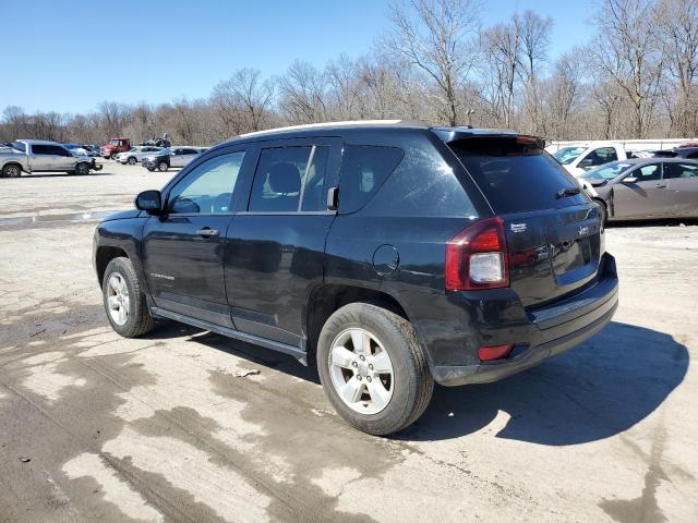 1C4NJCBA6HD137667 - 2017 JEEP COMPASS SPORT BLACK photo 2