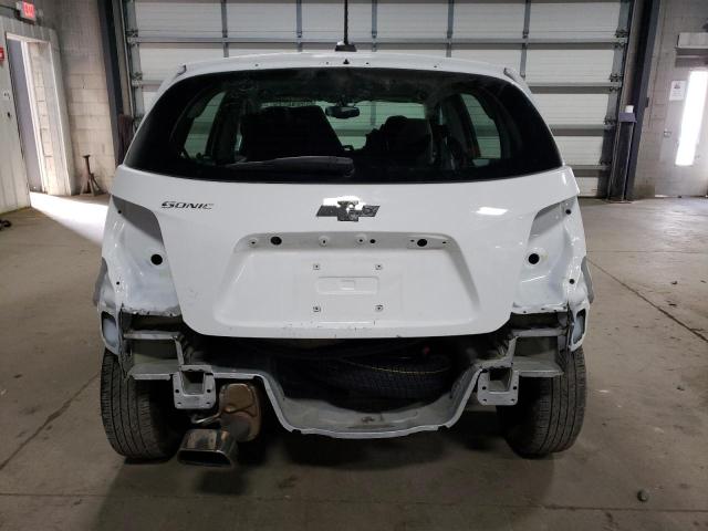 1G1JG6SB1L4135611 - 2020 CHEVROLET SONIC WHITE photo 6