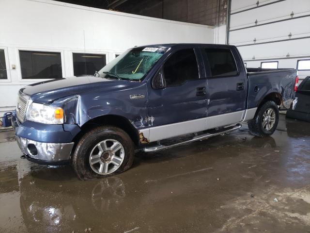 1FTPW14596KA90223 - 2006 FORD F150 SUPERCREW BLUE photo 1