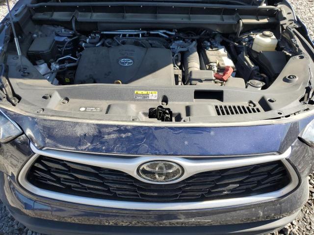 5TDGZRAH2NS129505 - 2022 TOYOTA HIGHLANDER XLE 蓝色 照片 12
