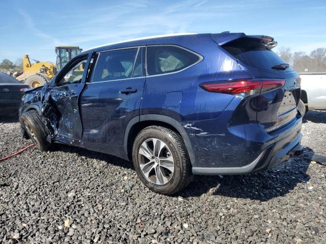 5TDGZRAH2NS129505 - 2022 TOYOTA HIGHLANDER XLE 蓝色 照片 2