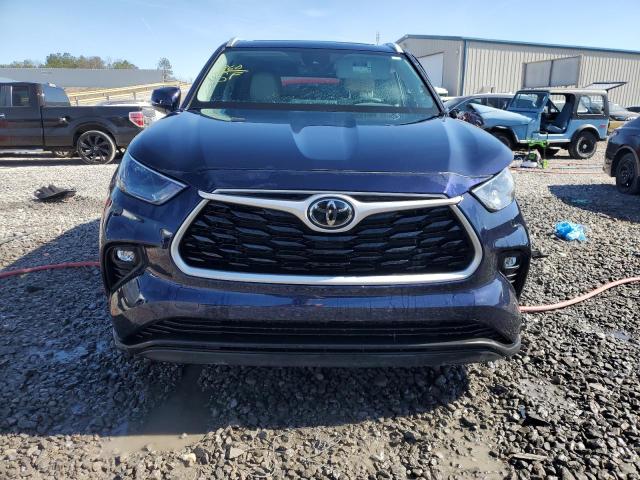 5TDGZRAH2NS129505 - 2022 TOYOTA HIGHLANDER XLE 蓝色 照片 5