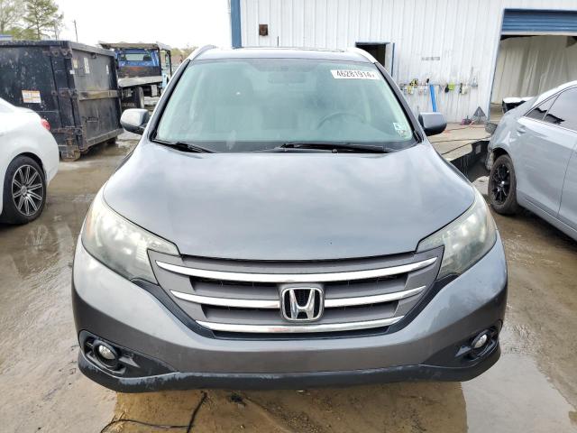 2HKRM3H72DH504623 - 2013 HONDA CR-V EXL GRAY photo 5