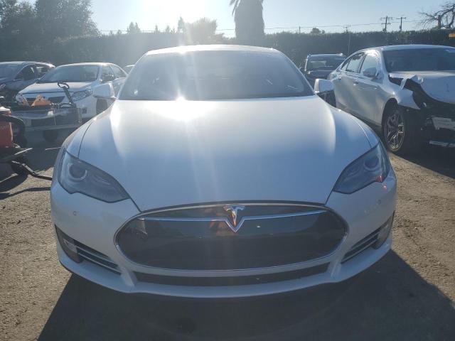 5YJSA1DPXDFP25633 - 2013 TESLA MODEL S WHITE photo 5