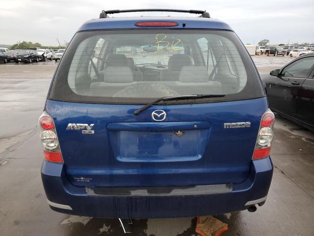 JM3LW28A450545797 - 2005 MAZDA MPV WAGON BLUE photo 6