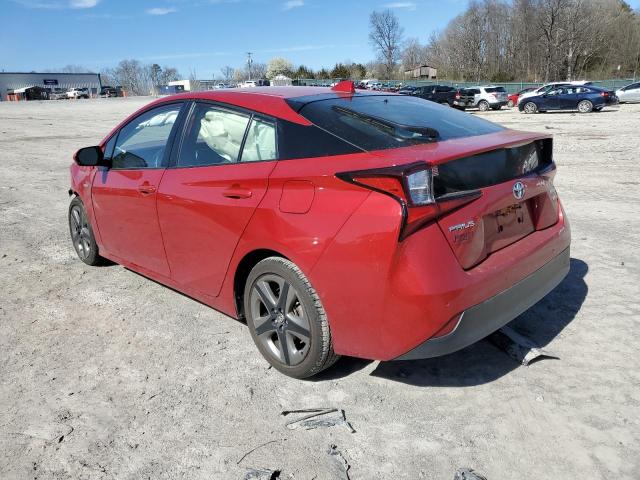 JTDKARFU7L3121017 - 2020 TOYOTA PRIUS L RED photo 2