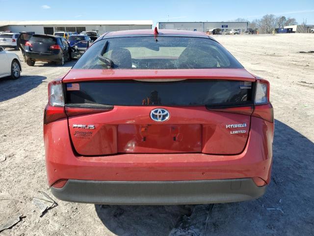 JTDKARFU7L3121017 - 2020 TOYOTA PRIUS L RED photo 6