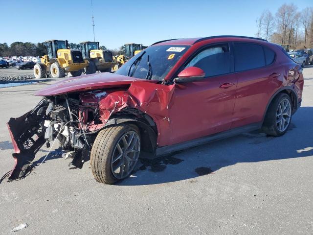 ZASFAKNN9J7B78626 - 2018 ALFA ROMEO STELVIO TI SPORT RED photo 1