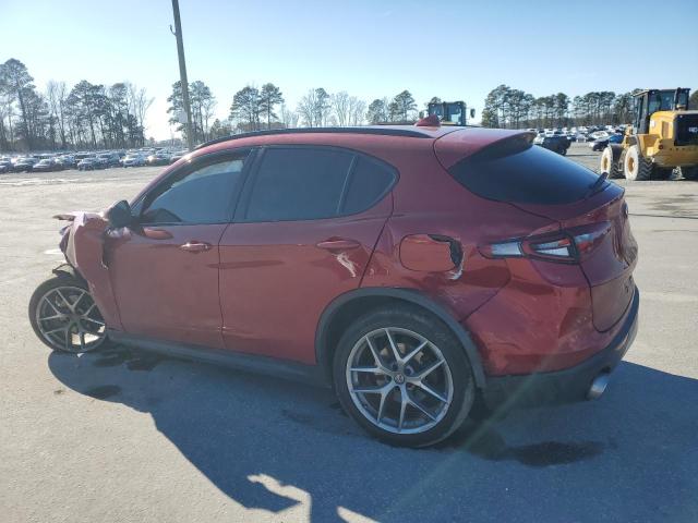 ZASFAKNN9J7B78626 - 2018 ALFA ROMEO STELVIO TI SPORT RED photo 2