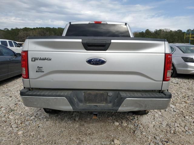 1FTEW1EF6HKD33827 - 2017 FORD F150 SUPERCREW SILVER photo 6