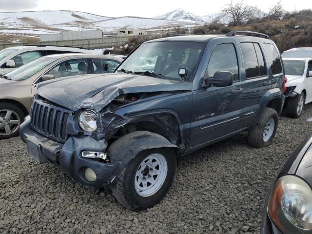 1J4GL58K92W279628 - 2002 JEEP LIBERTY LIMITED BLUE photo 1