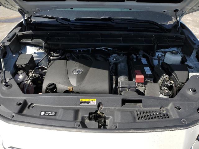 5TDHZRAH1MS514573 - 2021 TOYOTA HIGHLANDER XLE WHITE photo 12