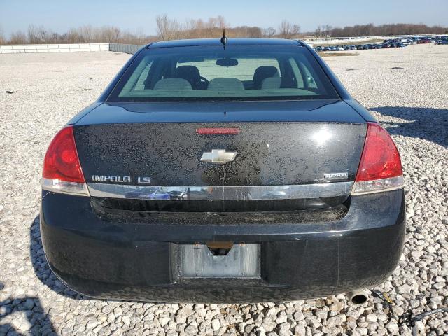 2G1WB58K089229540 - 2008 CHEVROLET IMPALA LS BLACK photo 6