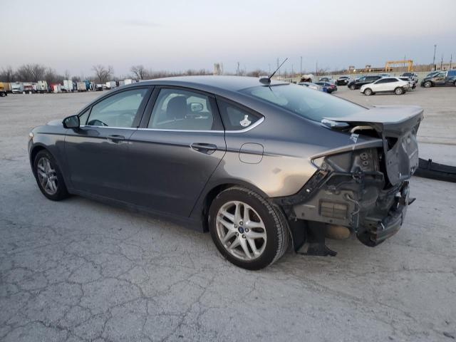 3FA6P0HD1ER241222 - 2014 FORD FUSION SE GRAY photo 2