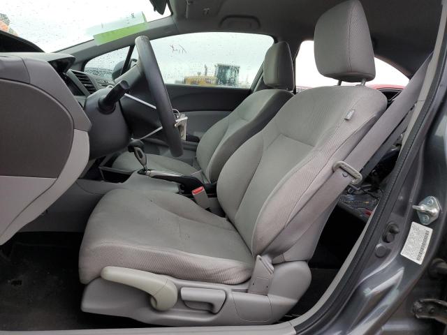 2HGFB2F55CH595545 - 2012 HONDA CIVIC LX GRAY photo 7