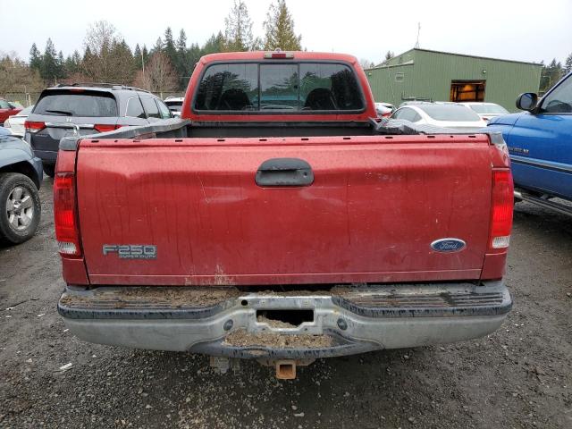 1FTNX21FX1ED24948 - 2001 FORD F250 SUPER DUTY RED photo 6