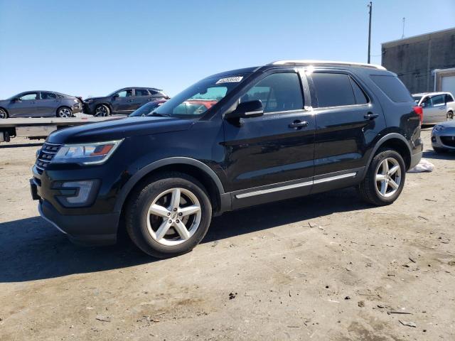 1FM5K8D82HGC28529 - 2017 FORD EXPLORER XLT BLACK photo 1