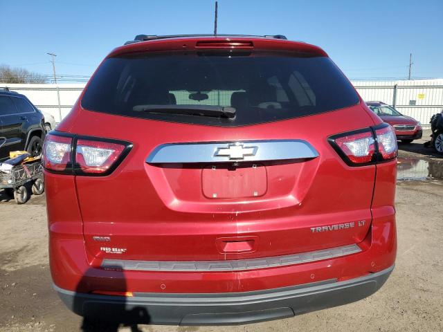 1GNKVGKD8EJ291343 - 2014 CHEVROLET TRAVERSE LT RED photo 6