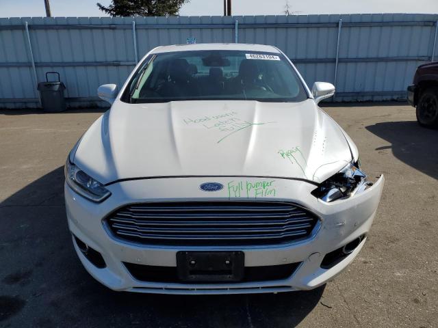 3FA6P0SU4FR262950 - 2015 FORD FUSION TITANIUM PHEV WHITE photo 5