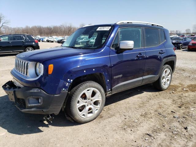 ZACCJBDT7GPD26036 - 2016 JEEP RENEGADE LIMITED BLUE photo 1