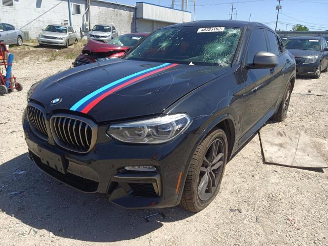 5UXUJ5C54KLA93417 - 2019 BMW X4 M40I BLACK photo 2