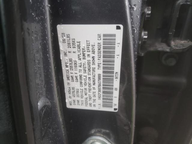 1HGCP36878A079889 - 2008 HONDA ACCORD EXL RED photo 13