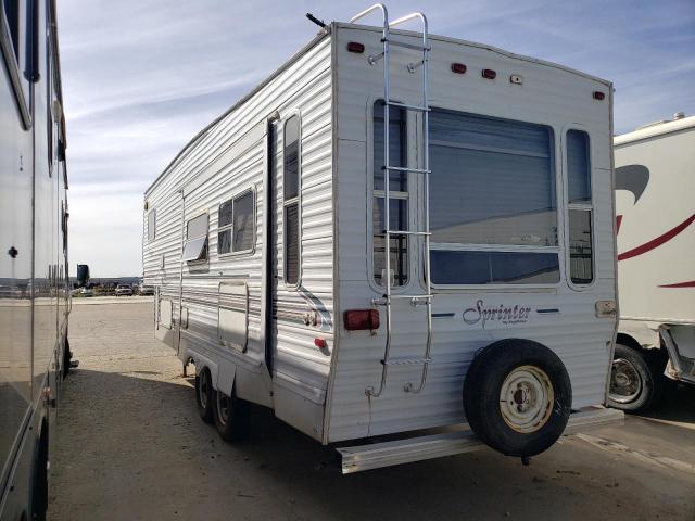 4YDF2822019260457 - 2001 KEYSTONE SPRINTER WHITE photo 3