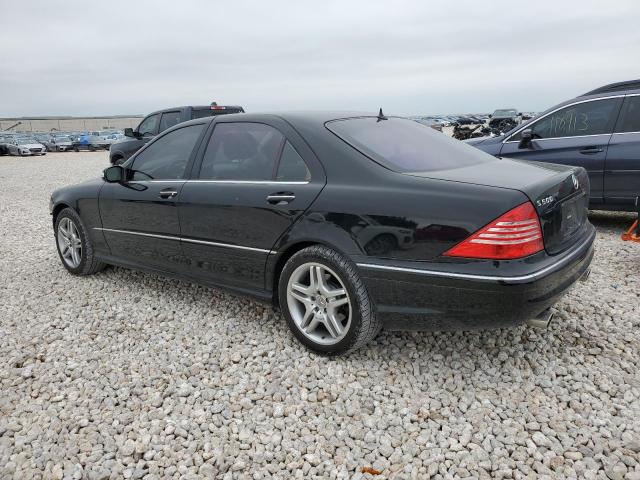 WDBNG75J26A470883 - 2006 MERCEDES-BENZ S 500 BLACK photo 2