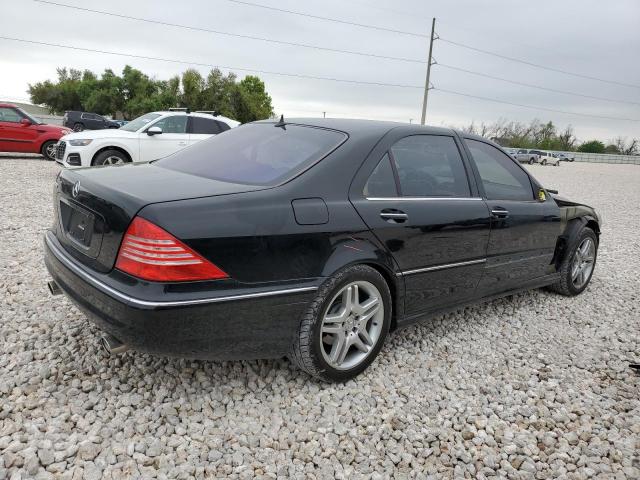 WDBNG75J26A470883 - 2006 MERCEDES-BENZ S 500 BLACK photo 3