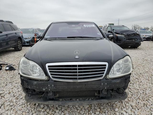 WDBNG75J26A470883 - 2006 MERCEDES-BENZ S 500 BLACK photo 5