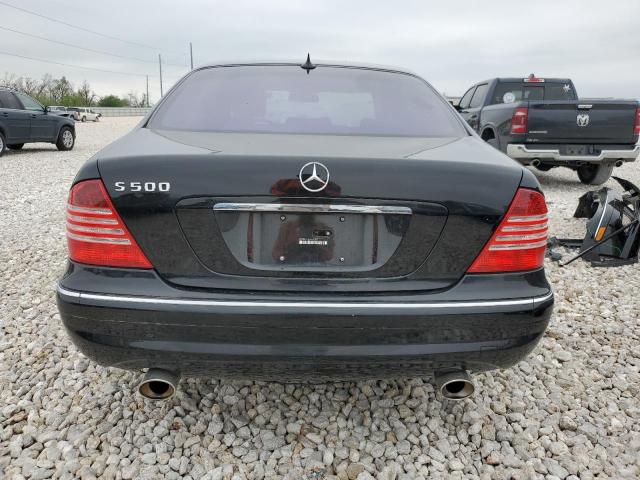 WDBNG75J26A470883 - 2006 MERCEDES-BENZ S 500 BLACK photo 6