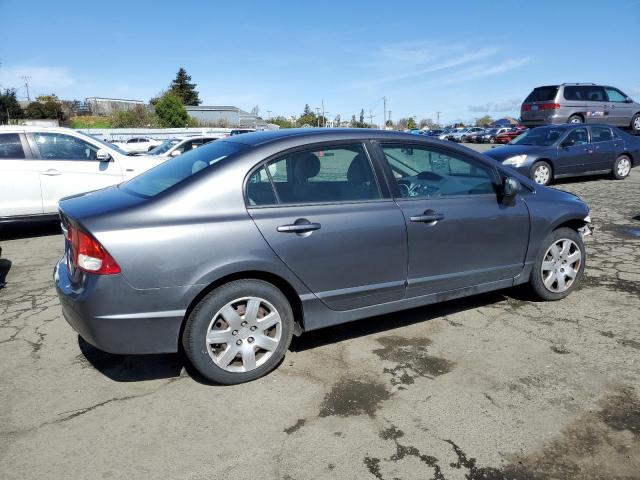 2HGFA1F58AH316597 - 2010 HONDA CIVIC LX GRAY photo 3