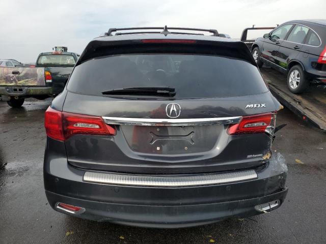 5FRYD4H40EB019449 - 2014 ACURA MDX TECHNOLOGY GRAY photo 6