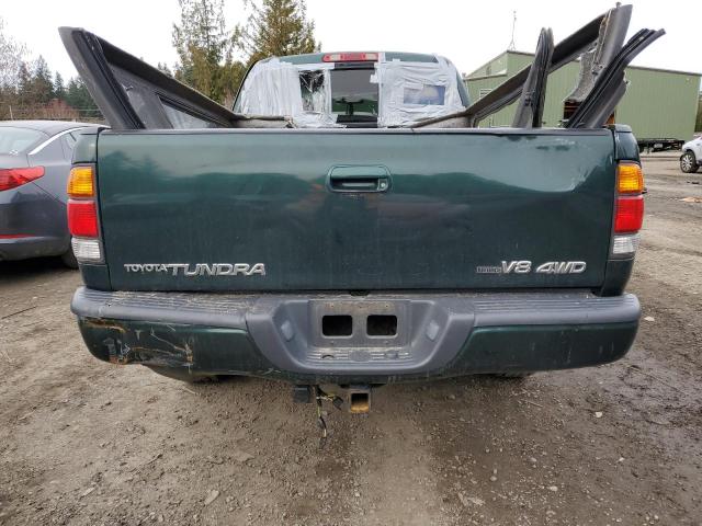 5TBBT48131S143715 - 2001 TOYOTA TUNDRA ACCESS CAB LIMITED GREEN photo 6