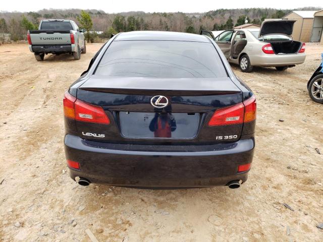 JTHBE262062002647 - 2006 LEXUS IS 350 BLUE photo 6