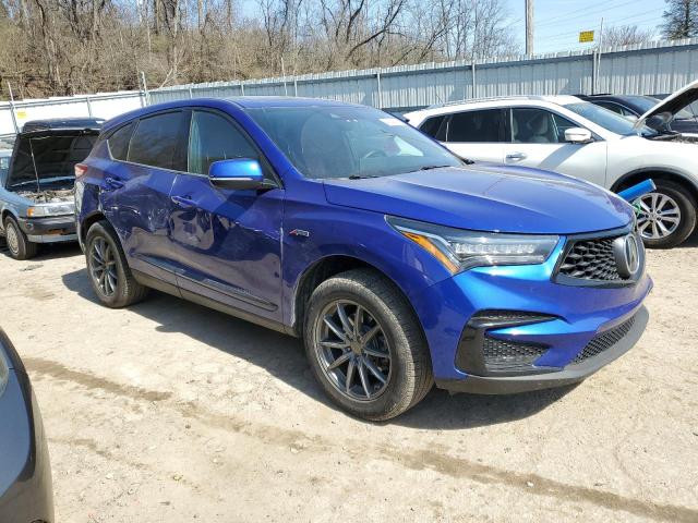 5J8TC2H60KL026318 - 2019 ACURA RDX A-SPEC BLUE photo 4