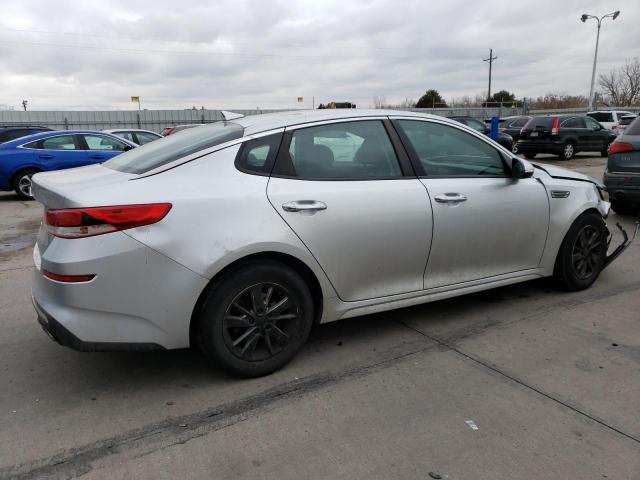 5XXGT4L33KG278136 - 2019 KIA OPTIMA LX SILVER photo 3