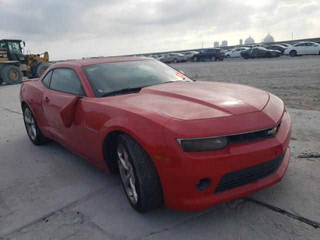 2G1FB1E31E9150296 - 2014 CHEVROLET CAMARO LT RED photo 4