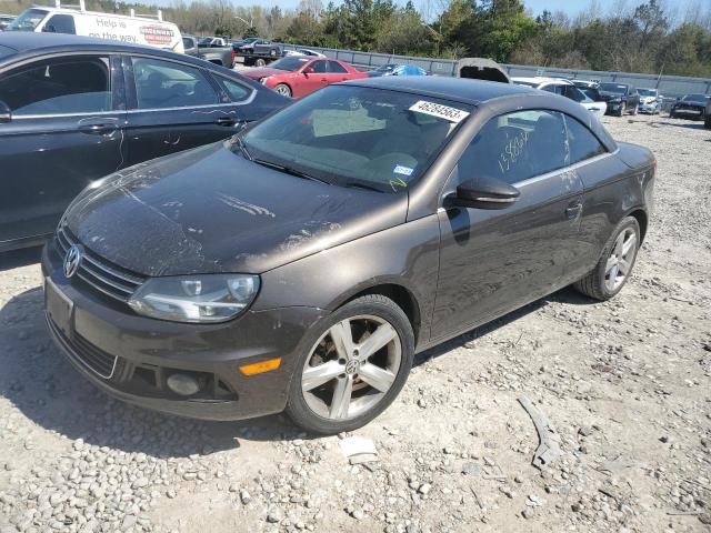 WVWFW7AH8CV008327 - 2012 VOLKSWAGEN EOS LUX 棕色 照片 1