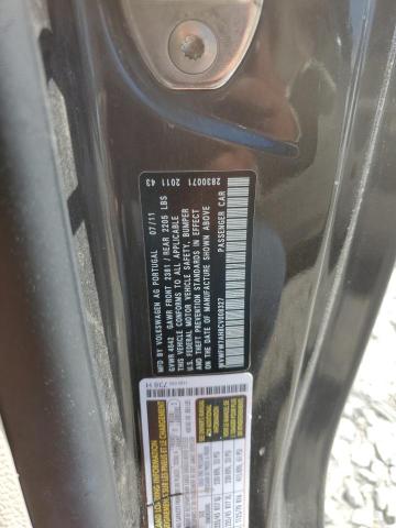 WVWFW7AH8CV008327 - 2012 VOLKSWAGEN EOS LUX 棕色 照片 12