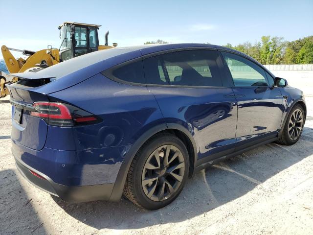 7SAXCAE53PF380630 - 2023 TESLA MODEL X BLUE photo 3