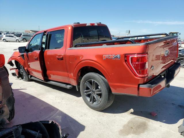 1FTFW1E80PKD23542 - 2023 FORD F150 SUPERCREW RED photo 2