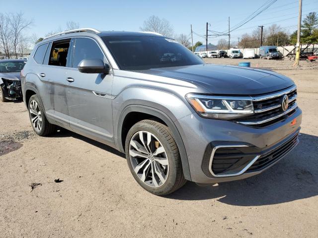 1V2FR2CA3NC502408 - 2022 VOLKSWAGEN ATLAS SEL PREMIUM R-LINE GRAY photo 4