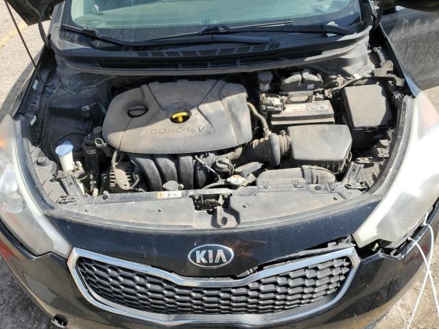 KNAFK4A61G5476279 - 2016 KIA FORTE LX BLACK photo 11