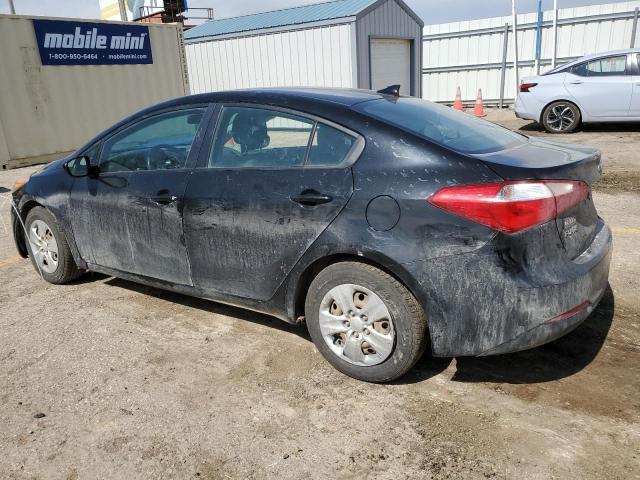 KNAFK4A61G5476279 - 2016 KIA FORTE LX BLACK photo 2