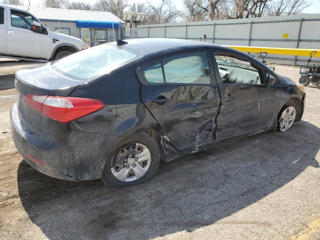 KNAFK4A61G5476279 - 2016 KIA FORTE LX BLACK photo 3